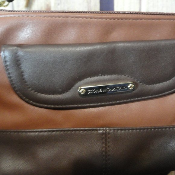 Stone Mountain 4 into 1 Two tone leather bag~NWOT~Cute,stylish - Picture 2 of 6